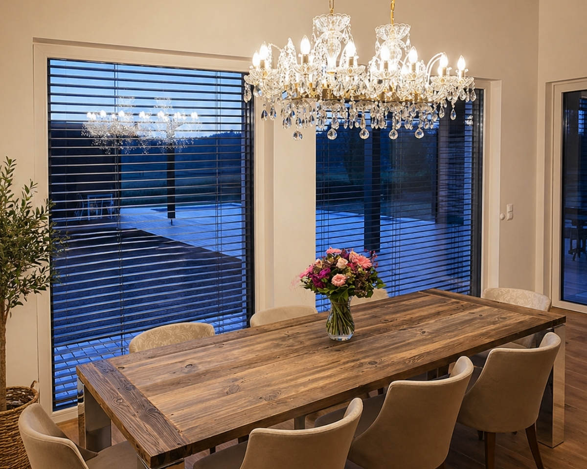 żyrandol z prawdziwego czeskiego kryształu (EL1021402 OVALPB)