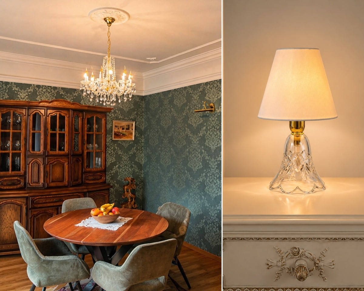 Klasyczny żyrandol kryształowy AL180K