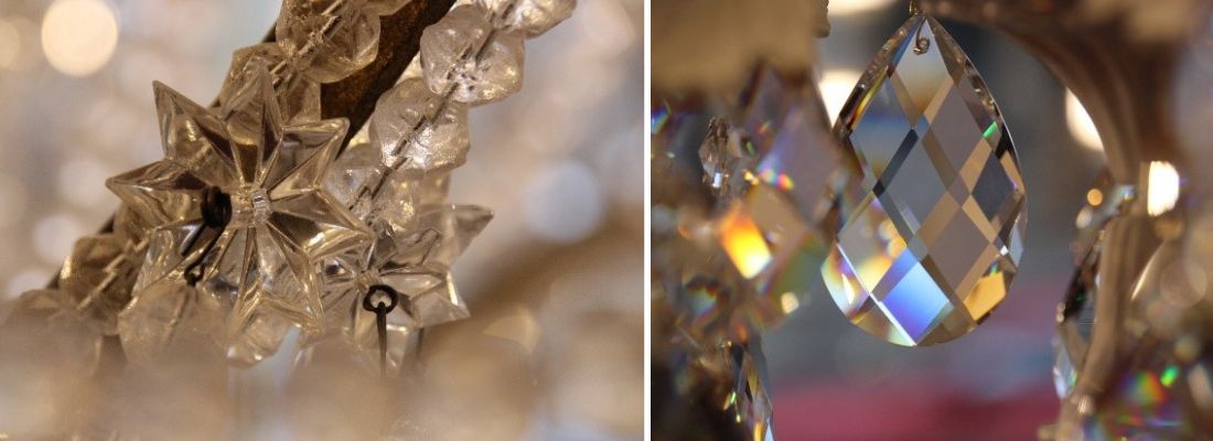 The difference between the optical properties of uncut and cut crystal