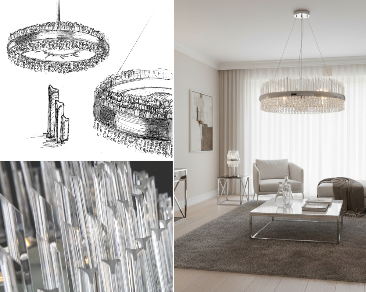 Designerska oprawa oświetleniowa ELH001