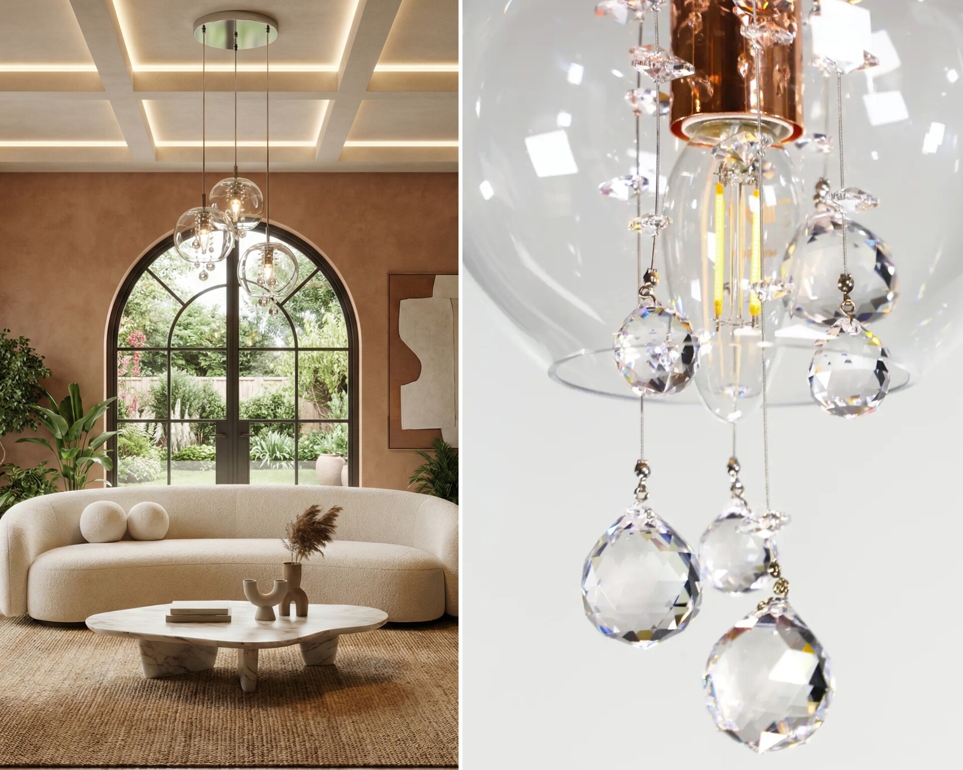 Designerska lampa wisząca L-TAL-03Ni*