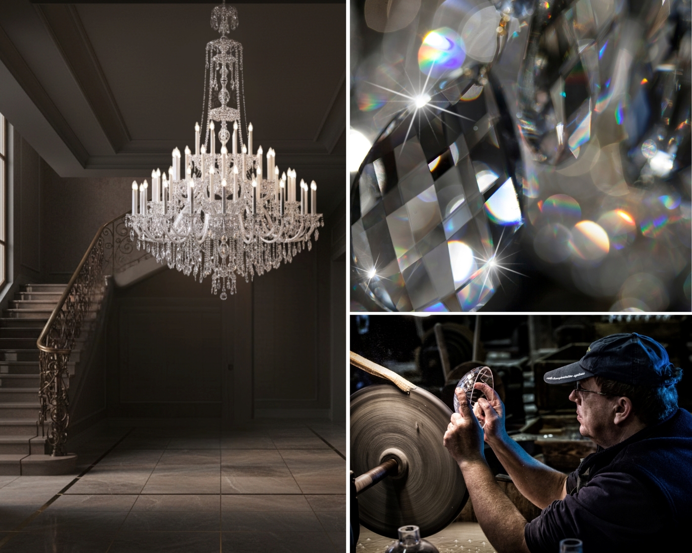 Luksusowy kryształowy żyrandol EL1016401ELPB