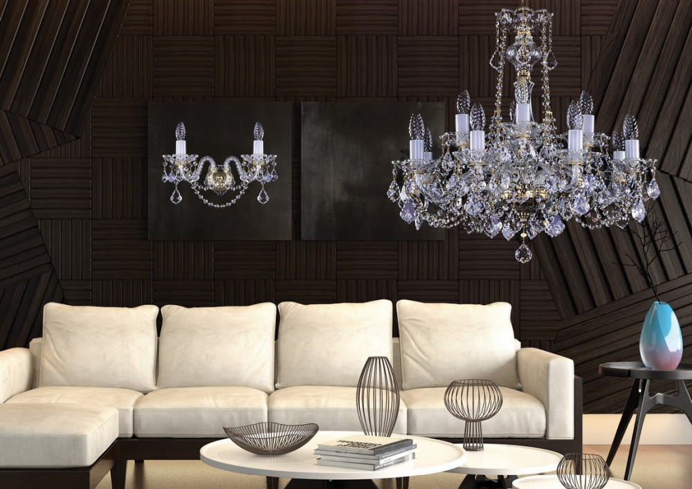 crystal chandelier interior