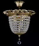 Żyrandol mosiężny L377CLN