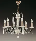 Żyrandol szklany EL210603Mat