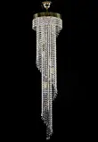 Lampa spiralna kryształowa L454CLN