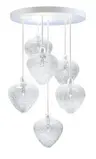 Nowoczesna lampa wisząca ELA05Crystal