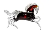 Szklana figurka - koń  JA/KUBV/HN
