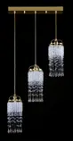 Lampa wisząca kryształowa L465CLN