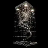 Lampa sufitowa spiralna LW604040201Ni