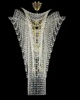 Lampa spiralna kryształowa L446CLN