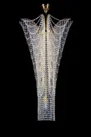 Lampa spiralna kryształowa L444CLN