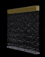 Lampa sufitowa kwadratowa L441CLN