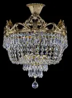 Żyrandol mosiężny L375CLNT