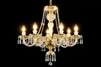 Żyrandol malowany AL114