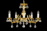 Żyrandol mosiężny AL091