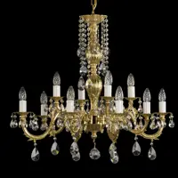 Żyrandol mosiężny AL093