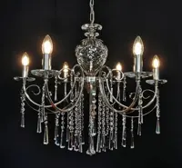 Żyrandol z ramionami metalu AL211