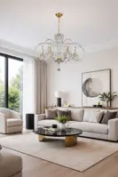 Nowoczesny żyrandol kryształowy EL442602PB