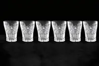 Szklanki szlifowane 6 szt. 45 ml BOPK500