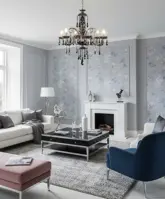 Żyrandol kryształowy czarny ATCH06A Żyrandol kryształowy czarny ATCH06A