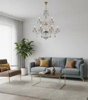 Żyrandol kryształowy ATCH8+4K