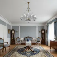 Żyrandol z ciętego szkła krzyształowego L018CLN Żyrandol z ciętego szkła krzyształowego L018CLN