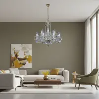 Żyrandol z ciętego szkła krzyształowego L018CLN Żyrandol z ciętego szkła krzyształowego L018CLN