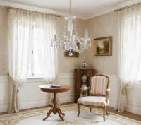 Żyrandol z ciętego szkła krzyształowego L16050CLN