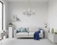 Żyrandol z ciętego szkła krzyształowego L16050CLN