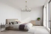 Żyrandol z ciętego szkła krzyształowego L16056CLN Żyrandol z ciętego szkła krzyształowego L16056CLN