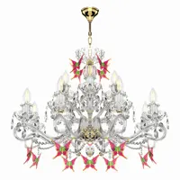 Designerski żyrandol EL1651202PB BUTTERFLY