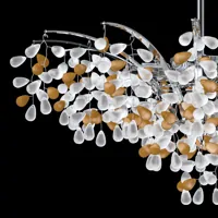 Designerski żyrandol L-GRA-01NI COLOR