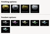 Designerska lampa wisząca LV106