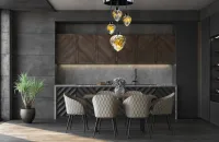 Nowoczesna lampa wisząca ELA04Yellow
