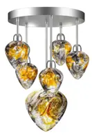 Nowoczesna lampa wisząca ELA04Yellow