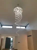 Lampa spiralna kryształowa L448CLN