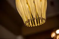 Żyrandol nowoczesny LV035LB yellow