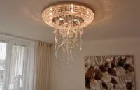 Designerska lampa sufitowa LV076