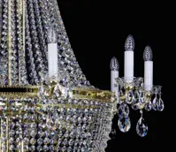 Żyrandol strass L189CLN