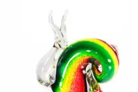 Szklana figurka - ślimak JA/SNM/CEZE