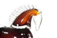 Szklana figurka - koń  JA/KUBV/HN