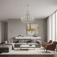 Żyrandol krysztalowy EL1382001PB