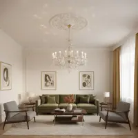 Żyrandol krysztalowy EL1382001PB