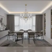 Żyrandol krysztalowy EL138801PB