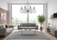 Żyrandol krysztalowy EL218809