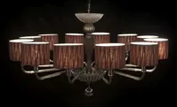 Designerski żyrandol EL2271200SNDSMOKE