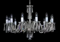 ŻYRANDOL KRYSZTAŁOWY LW507120100G - Srebrny