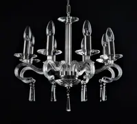 ŻYRANDOL KRYSZTAŁOWY LW504080100G - Srebrny