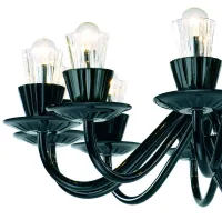 Żyrandol nowoczesny Preciosa Humprecht 6 Black